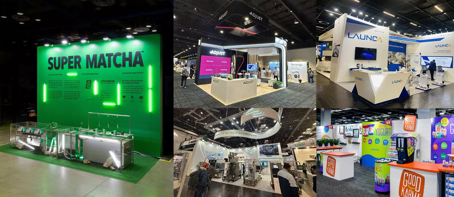 Trade Show Booths At The Exhibition Site
