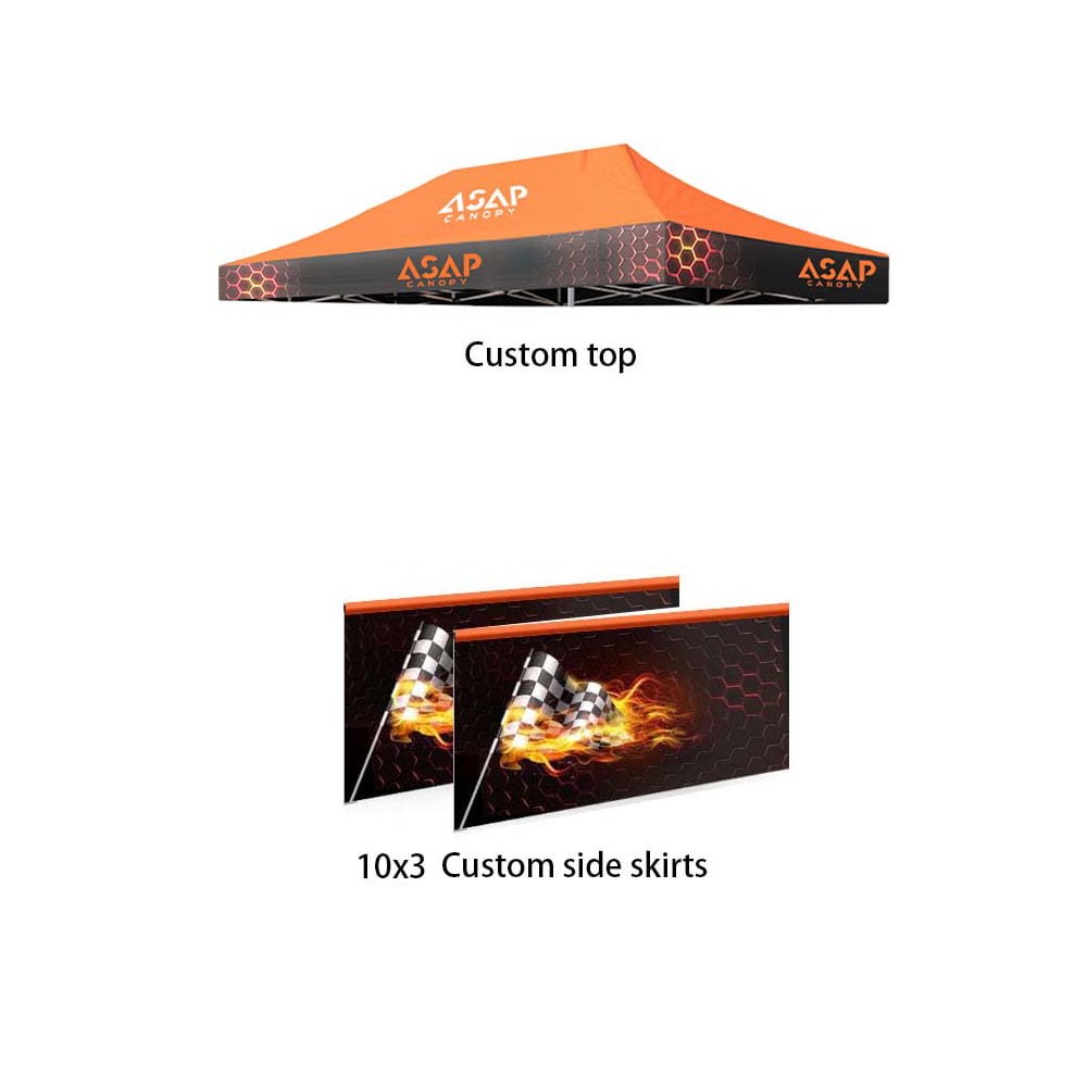 10x15 Pop Up Display Tent A 10x15 Pop Up Display Tent Kit with a sturdy frame and sidewalls.