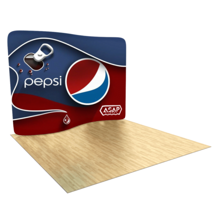 118ft Stand Backlit Serpentine Trade Show Booth Display