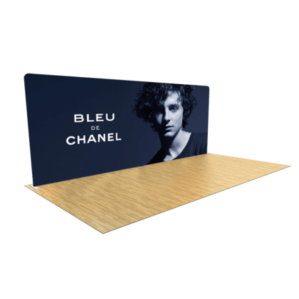 232ft Backlit Flat Trade Show Booth Display