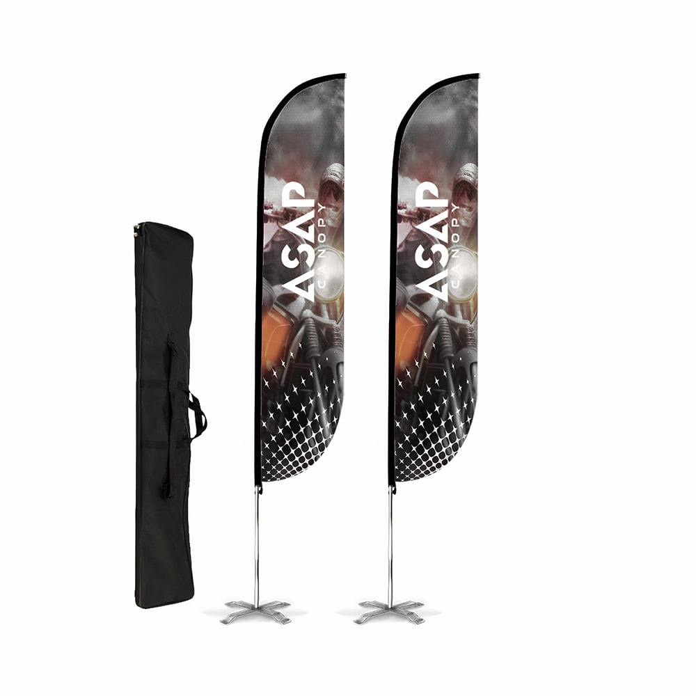 Custom Logo Pop Up Tent | 10x20 Pop Up Canopy Tents A set of vibrant feather flags with customizable graphics, perfect for outdoor promotions and events.