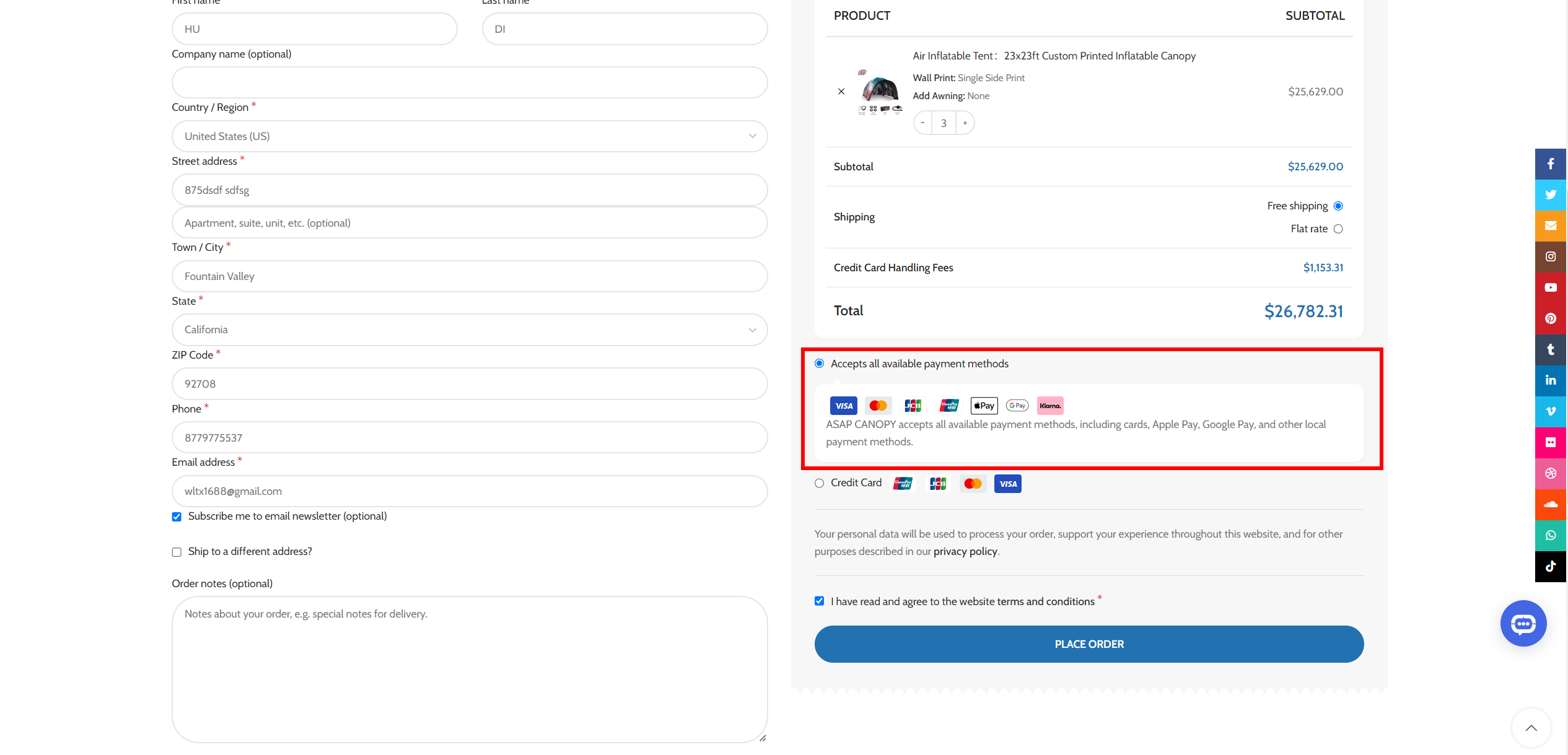Payment Methods Payment methods