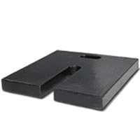 Ballast Weight to secure your flag on asphalt or any flat surface.