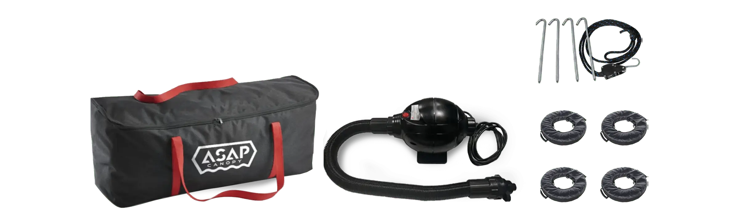 Included with Every Inflatable air tent package