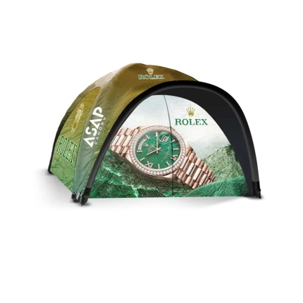 4 pcs Canopy Wall + Inflatable Tent 13x13ft With Awning