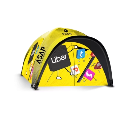 4 pcs Canopy Wall + 16x16ft Inflatable Tent With Awning