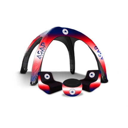 2 Air Chair & 1 Table + 20x20ft Custom Tents Branding