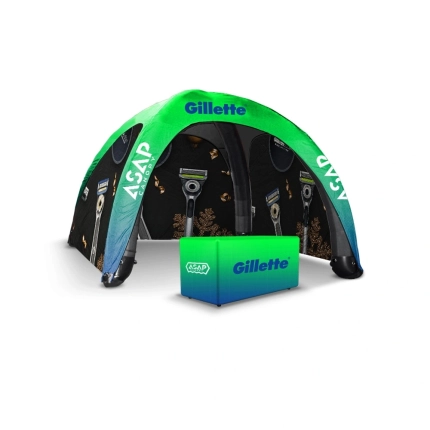 3 pcs Canopy Wall + Table Cover + 20x20ft Custom Inflatable Tents